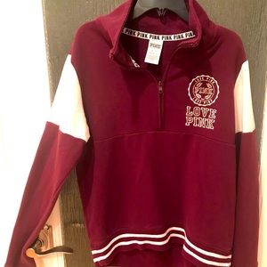 PINK pullover sweatshirt size XS